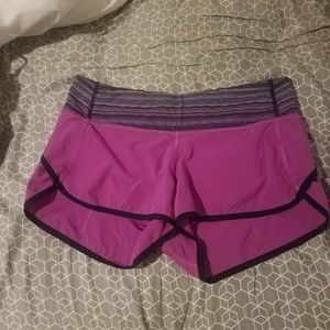 Lululemon speed shorts